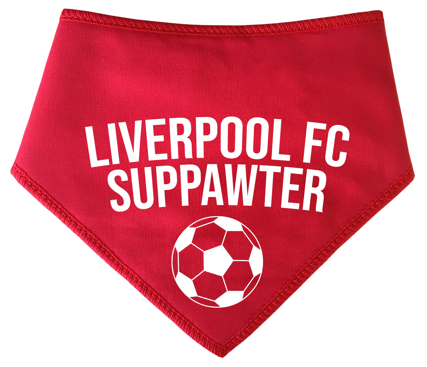 RED Football Any Team Suppawter Dog Bandana