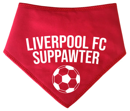 RED Football Any Team Suppawter Dog Bandana