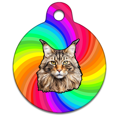 25mm Diameter Small Size - Maine Coon