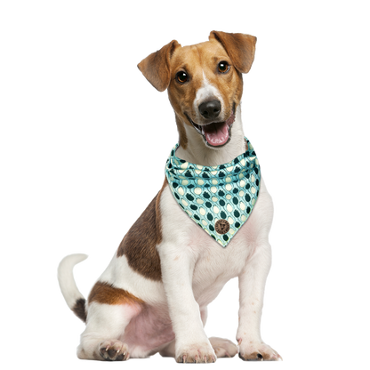 The Salisbury - Mice Blue Tied Dog Bandana