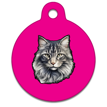 19mm Diameter Tiny Size - Norwegian Forest Cat