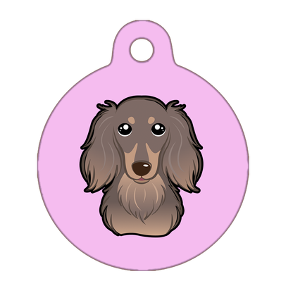 19mm Diameter Tiny Size - Dachshund Dog
