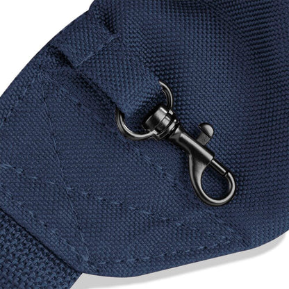 Waist or Crossbody Dog Walking Bag Navy Blue Personalised With Breed & Wording