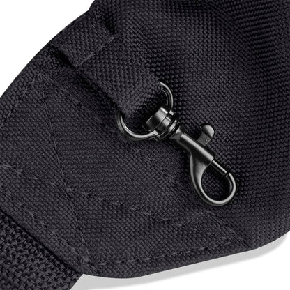 Waist or Crossbody Dog Walking Bag Black Personalised With Breed & Wording