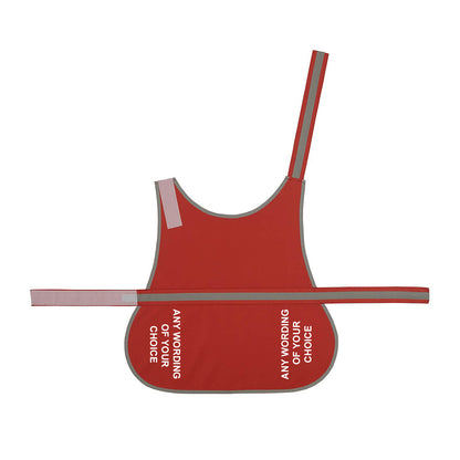 ANY WORDING OF YOUR CHOICE Personalised High Visibility Lightweight Coat