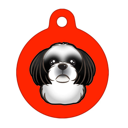 25mm Diameter Small Size - Shih Tzu Dog