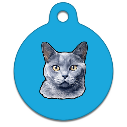 19mm Diameter Tiny Size - Russian Blue