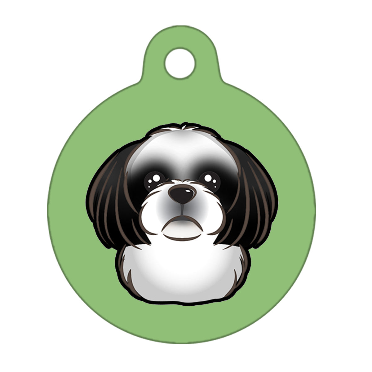 25mm Diameter Small Size - Shih Tzu Dog
