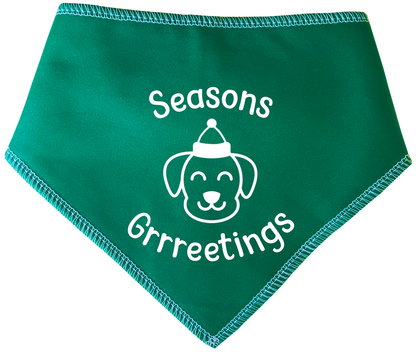 Seasons Grrreetings Christmas Dog Bandana