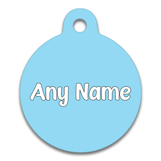 Sky Blue - Pet ID Tag