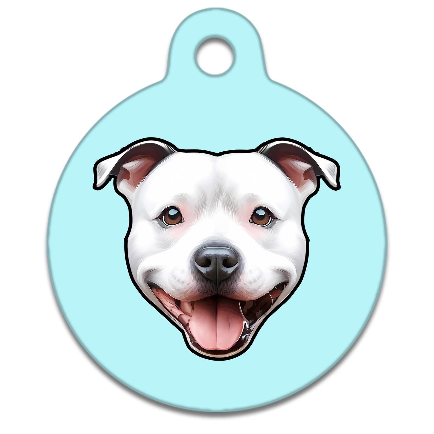 25mm Diameter Small Size - Staffie Dog