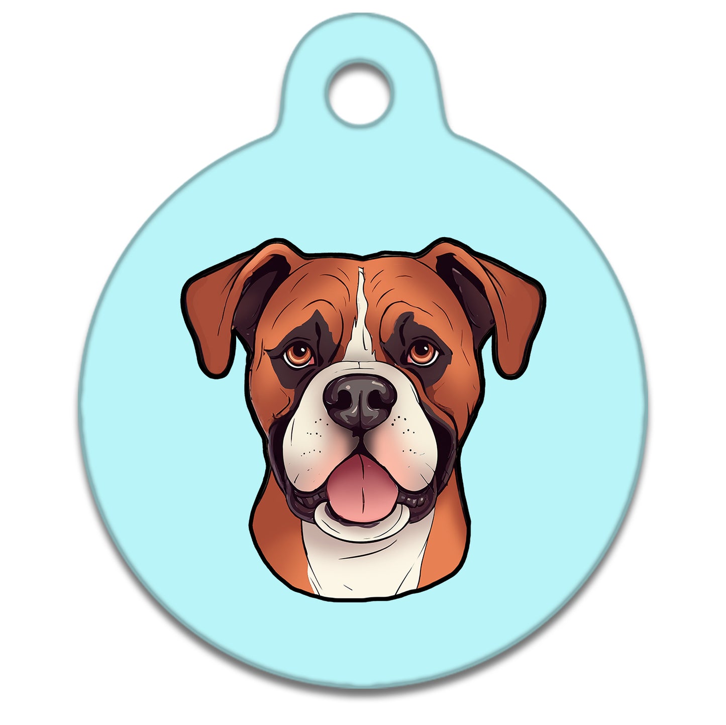 25mm Diameter Small Size - Boxer Dog