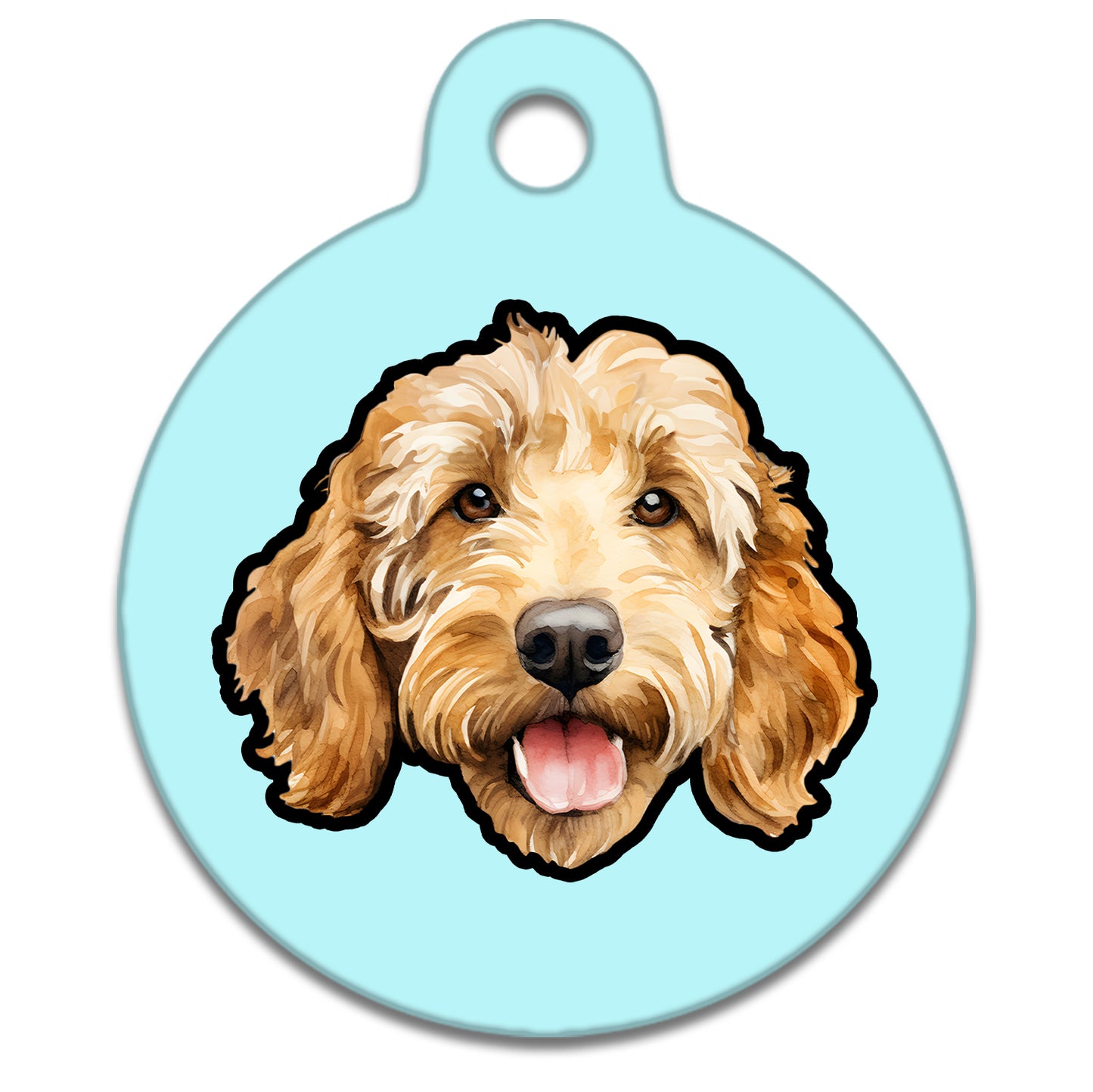 31mm Diameter Medium Size - Doodle Dog