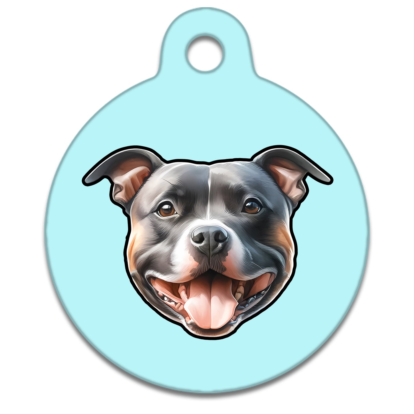 25mm Diameter Small Size - Staffie Dog