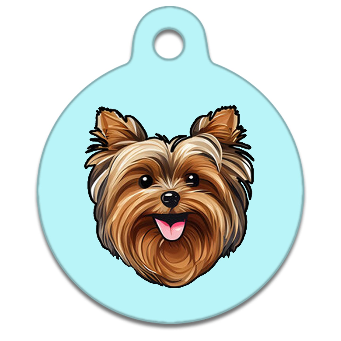 19mm Diameter Tiny Size - Yorkshire Terrier Dog