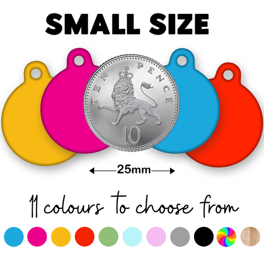25mm Diameter Small Size - Balinese Cat