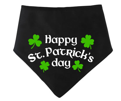 Happy St Patrick's Day Dog Bandana