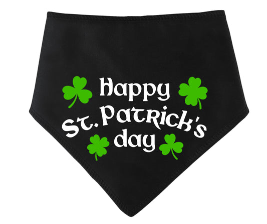 Happy St Patrick's Day Dog Bandana