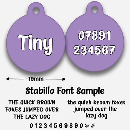 Lilac - Pet ID Tag