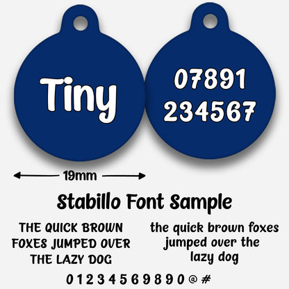 Navy - Pet ID Tag