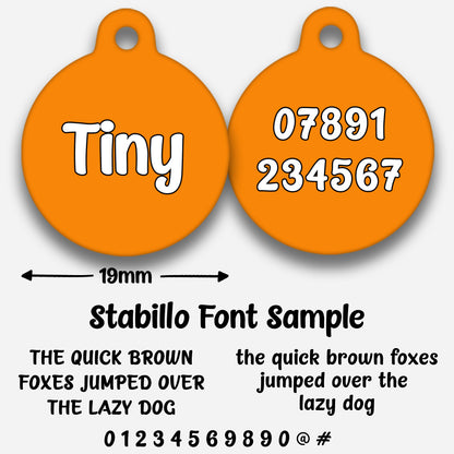 Orange - Pet ID Tag