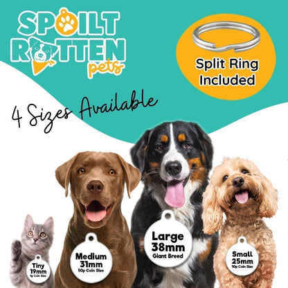 25mm Diameter Small Size - Staffie Dog