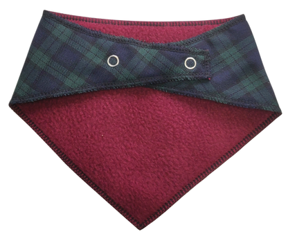 Tartan Army Blue Plaid Dog Bandana