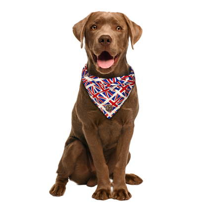 The London - Union Jack Tied Dog Bandana