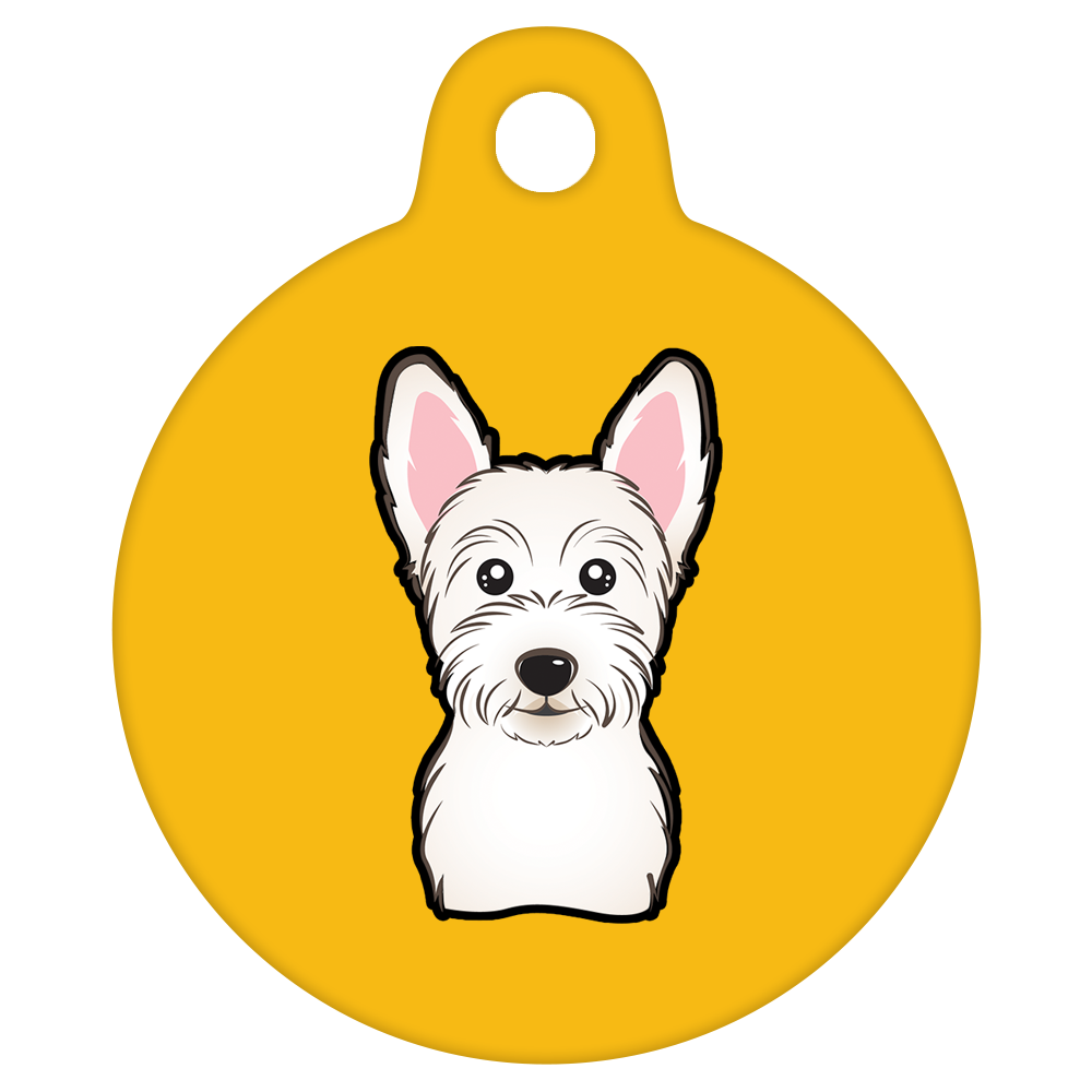 31mm Diameter Medium Size - West Highland Terrier