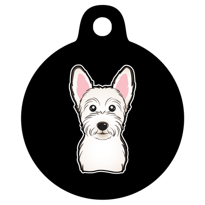31mm Diameter Medium Size - West Highland Terrier