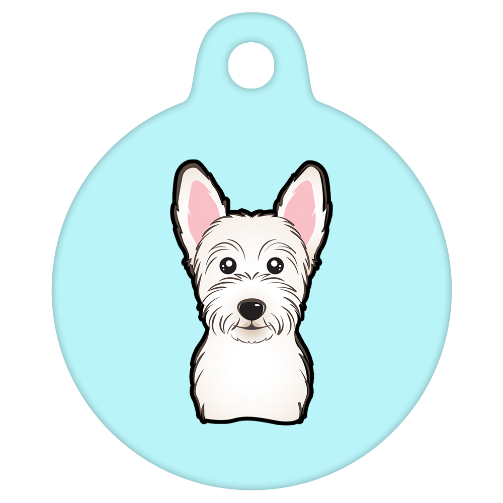 19mm Diameter Tiny Size - West Highland Terrier