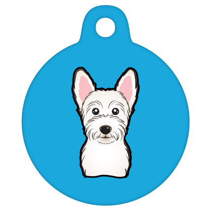 19mm Diameter Tiny Size - West Highland Terrier