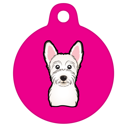 19mm Diameter Tiny Size - West Highland Terrier