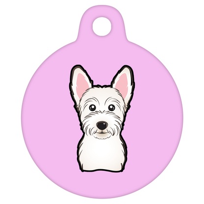 38mm Diameter Large Size - West Highland Terrier Dog