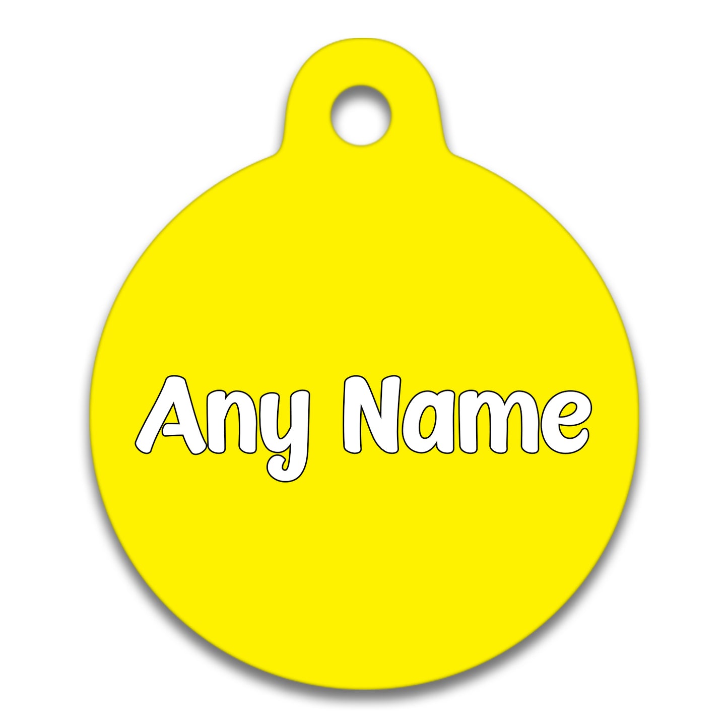 Yellow - Pet ID Tag