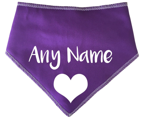 Purple Heart Any Wording Or Name Dog Bandana