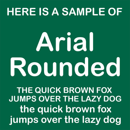 GREEN Any Wording Dog Bandana With Font Choices