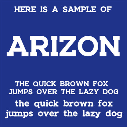 BLUE Any Wording Dog Bandana With Font Choices