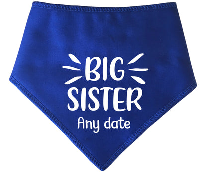 Big Sister With Any Date Highlights Dog Bandana