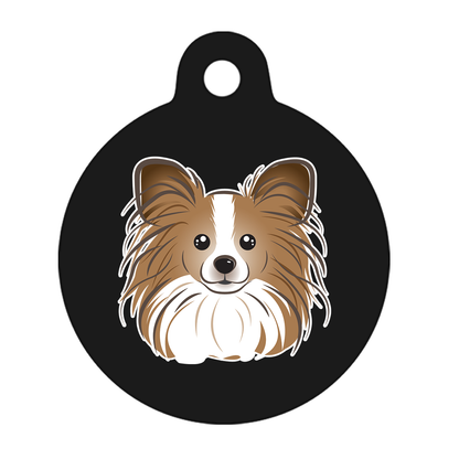25mm Diameter Small Size - Papillon Dog
