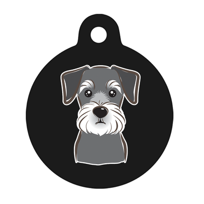 38mm Diameter Large Size - Schnauzer Dog