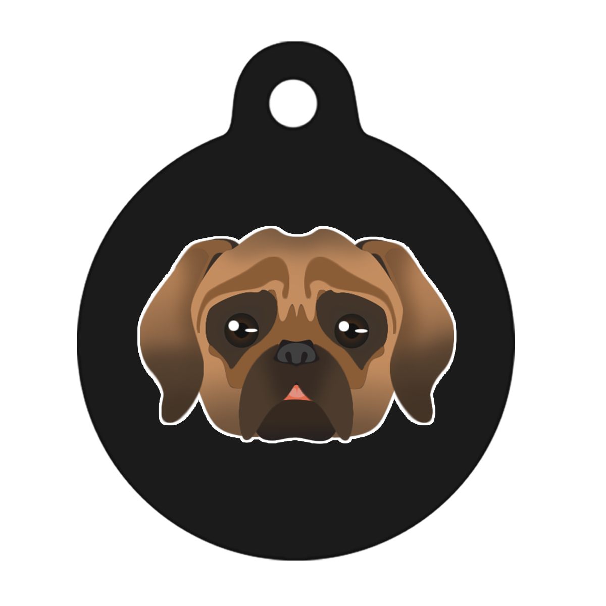 31mm Diameter Medium Size - Puggle Dog