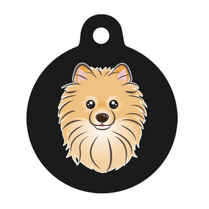 19mm Diameter Tiny Size - Pomeranian Dog