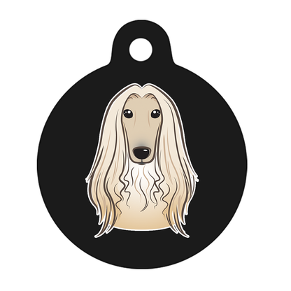 31mm Diameter Medium Size - Afghan Hound Dog