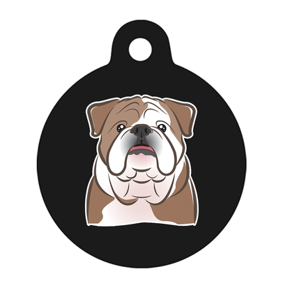 31mm Diameter Medium Size - Bulldog Dog