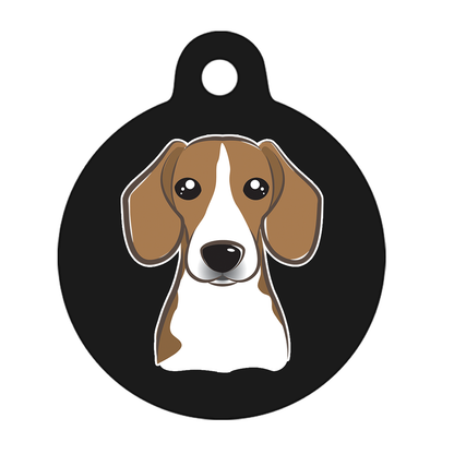 38mm Diameter Large Size - Beagle Dog
