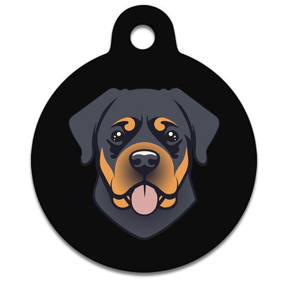 38mm Diameter Large Size - Rottweiler Dog