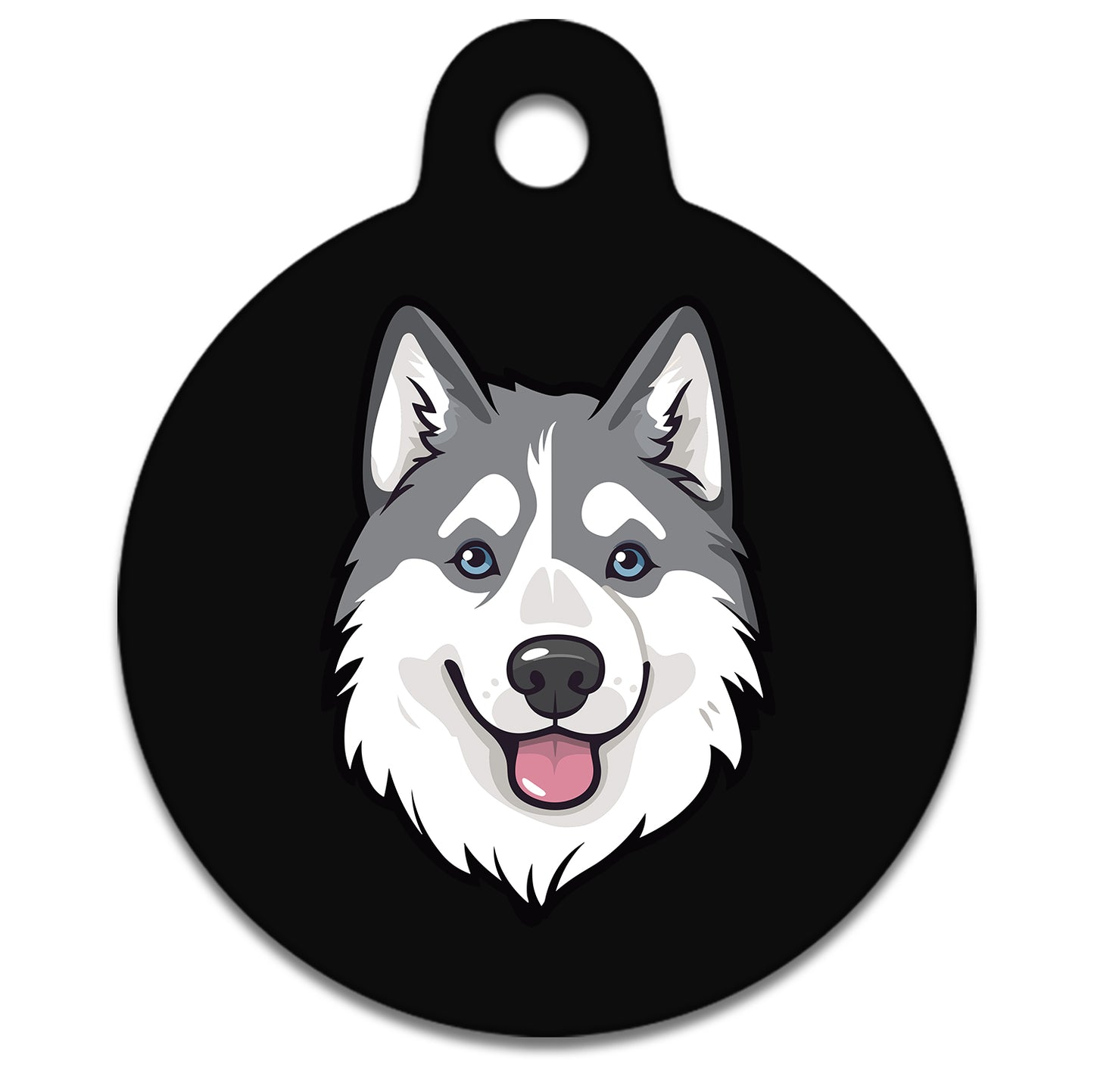 31mm Diameter Medium Size - Husky Malamute Dog