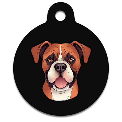 38mm Diameter Large Size - Boxer Dog