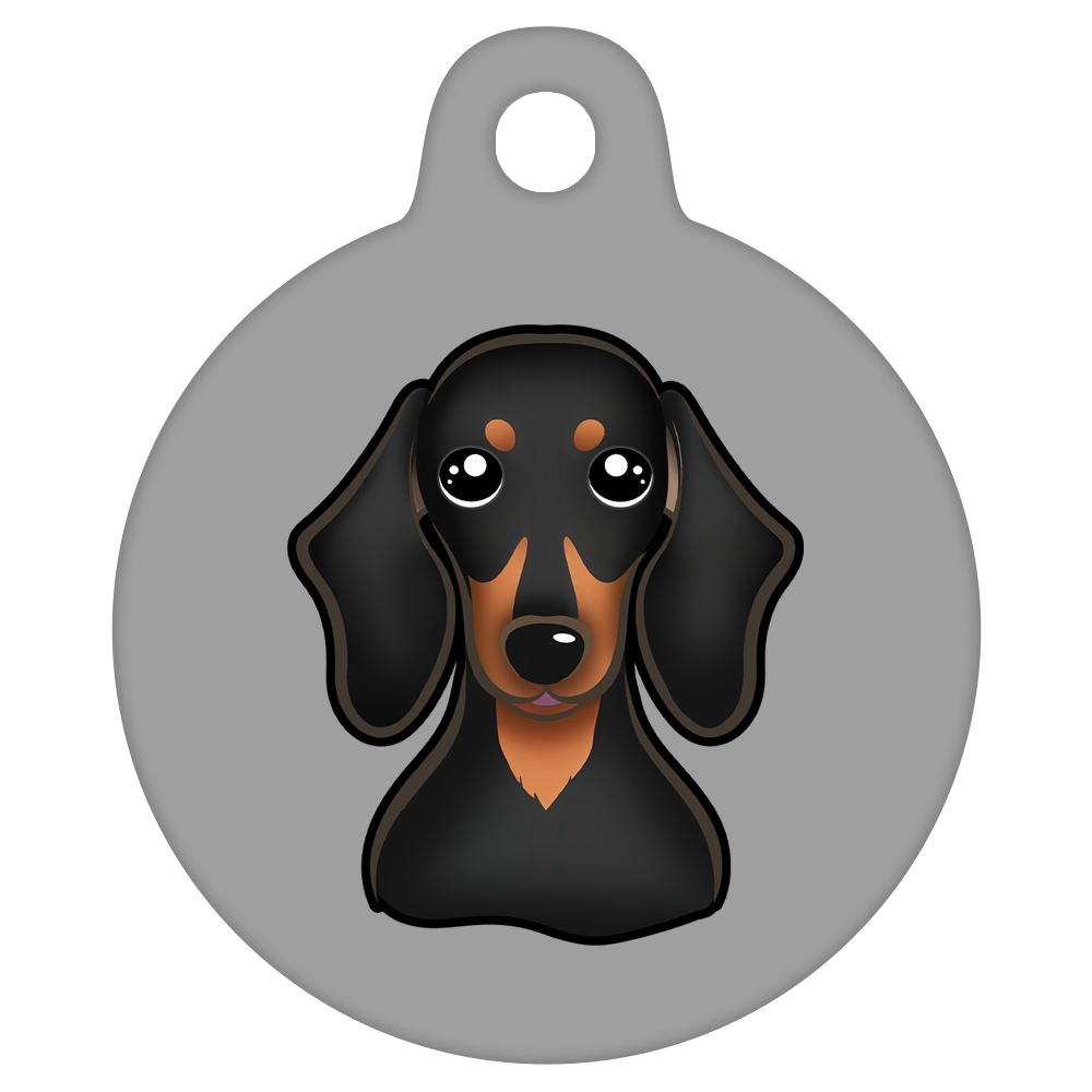 38mm Diameter Large Size - Dachshund Dog